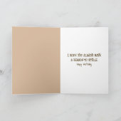 おっちょこちょいの誕生日のロバ カード (内部)