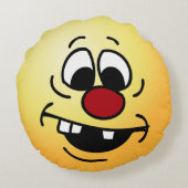 おっちょこちょいの顔:顔で殴ったジャークだ ラウンドクッション (裏面)