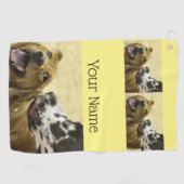 おっちょこちょいの ゴルフタオル (横)