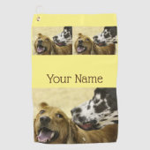 おっちょこちょいの ゴルフタオル (正面)