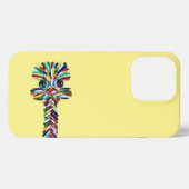 おっちょこちょいのOstrich iPhoneケース – 黄 iPhone 13 Proケース (裏面横)