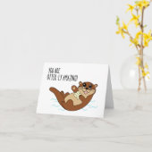 おっとりと愛らしいグリーティングカード カード (黄色い花)