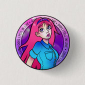 おっとアニメピンが大好き 缶バッジ (正面)