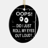 おっと目転がを張ったぞ© WhiteTiger セラミックオーナメント (右)