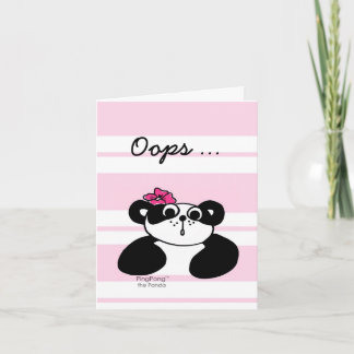 おっと…ごめんねカード カード