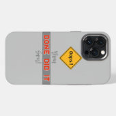 おっと!やったな! – 非常おもしろい iPhoneケース (裏面横)