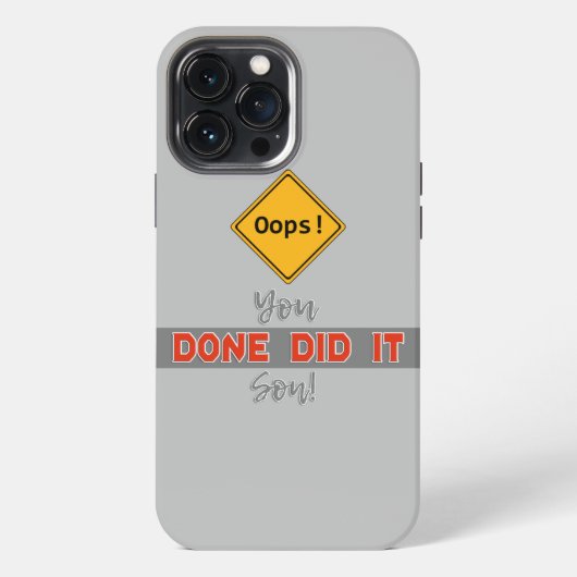おっと!やったな! – 非常おもしろい iPhoneケース (裏面)