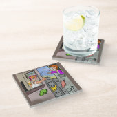 おっと ガラスコースター (アングル)