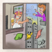 おっと ガラスコースター (正面)