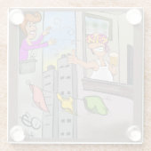 おっと ガラスコースター (裏面)