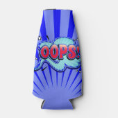 おっと!ヒーローすごい漫画ブックアクションバブル ボトルクーラー (正面)