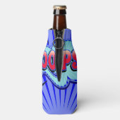 おっと!ヒーローすごい漫画ブックアクションバブル ボトルクーラー (ボトル裏面)