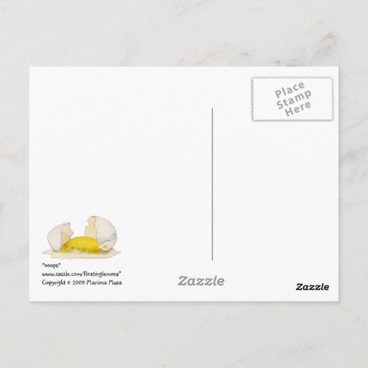 おっと ポストカード (裏面)