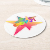 おっと ラウンドペーパーコースター (アングル)