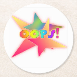 おっと ラウンドペーパーコースター