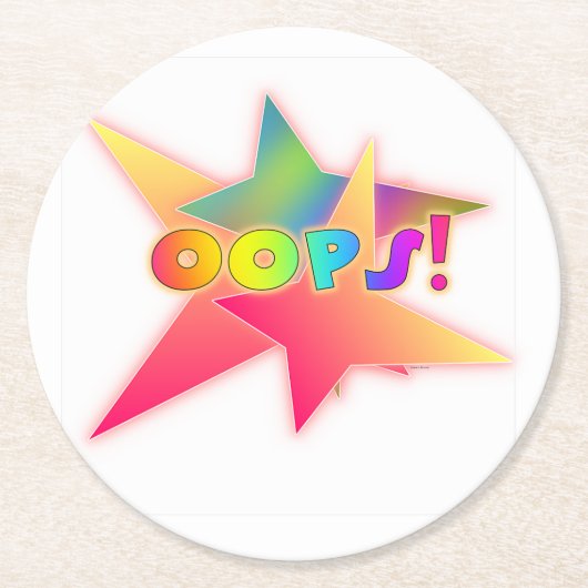 おっと ラウンドペーパーコースター (正面)