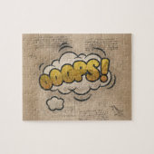 おっと！ヴィンテージ漫画ブックスチームパンクポップ・アートのアート ジグソーパズル (横)