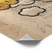 おっと!ヴィンテージ漫画ブックスチームパンクポップ・アートのアート ポスター (角)