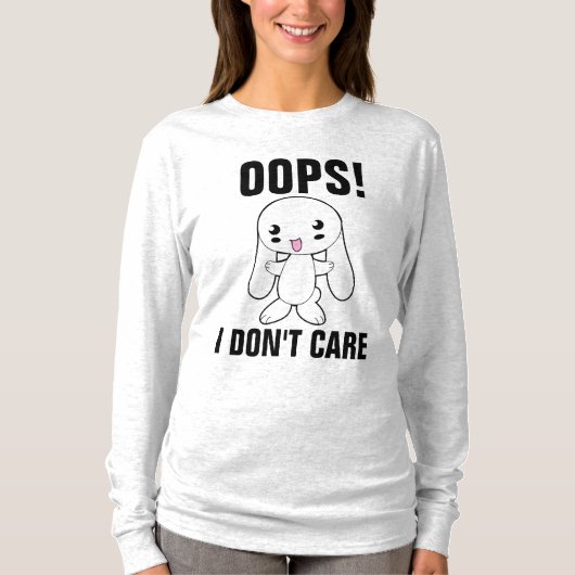 おっと！僕はTシャ気にツおもしろいを脱いだ Tシャツ (正面)