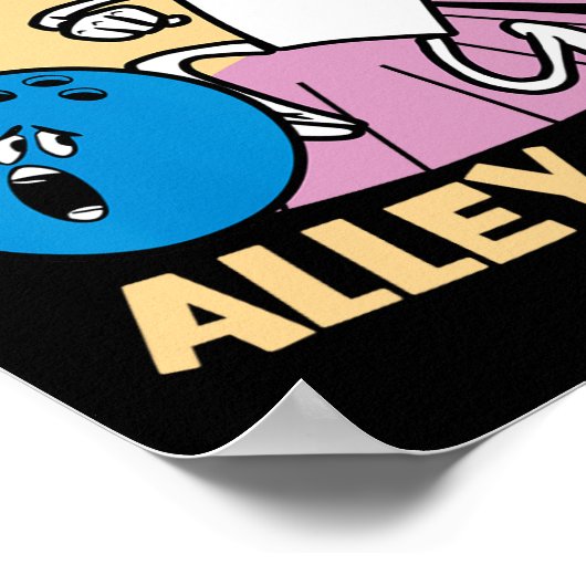 おっと!漫画ボーリングミシャップ ポスター (角)