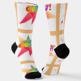 おっと！漫画予測できなブックジャーゴンキャビンソックス ソックス