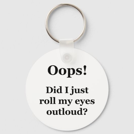 おっと!目を転が出した? キーホルダー (正面)