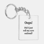 おっと!目を転が出した? キーホルダー (正面左)