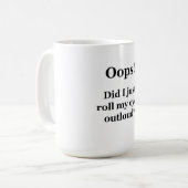 おっと！目を転が出した？ コーヒーマグカップ (正面左)