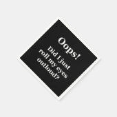 おっと!目を転が出した? スタンダードカクテルナプキン (角)