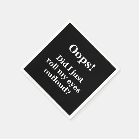 おっと！目を転が出した？ スタンダードカクテルナプキン (角)