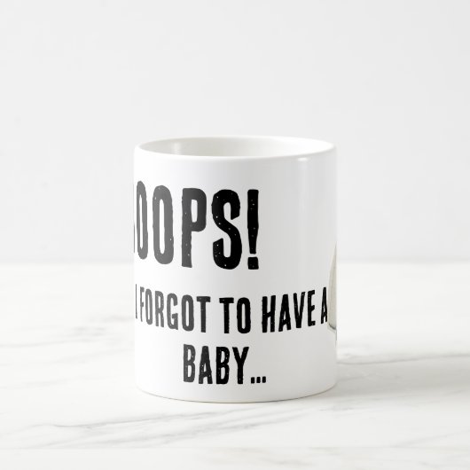 おっと!私は忘れベビーを持つ コーヒーマグカップ (中央)