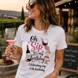 おっと、誕生日ワイン試飲だ! Tシャツ