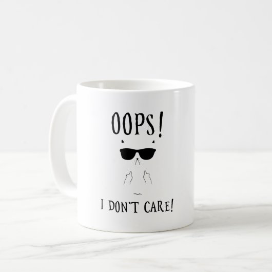 おっと!違う気に!キャッおもしろいトコーヒー中毒 コーヒーマグカップ (正面左)