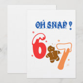 おっと Gingerbread 67 招待状 (正面/裏面)