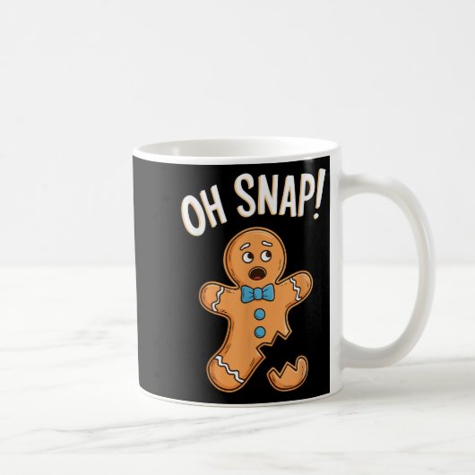 おっと Gingerbread Man シャツ 大人 子供 男性 女性 コーヒーマグカップ (右)