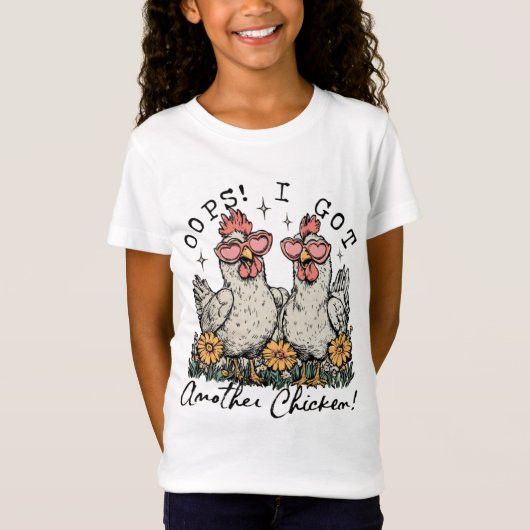 おっと!I Another 得 Chicken – チキンおもしろい愛好家 Tシャツ (正面)