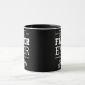 おっ最高のっ父親の事だ マグカップ (中央)