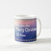 おっ、おっ、メリークリスマスポニー コーヒーマグカップ (正面右)