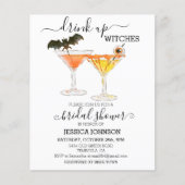 おつまみ予算で 飲み放題  魔女のブライダルシャワー ハロウィン チラシ (正面)