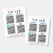 おつり入れ Venmo PayPal CashApp Zelle QRコード ご祝儀 バッジ (正面＆裏面)