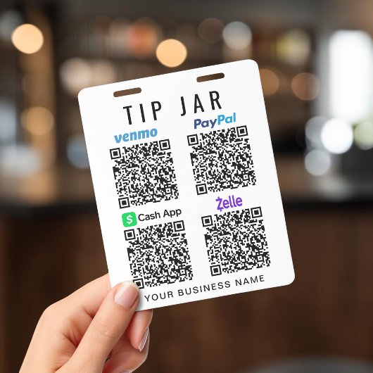 おつり入れ Venmo PayPal CashApp Zelle QRコード ご祝儀 バッジ