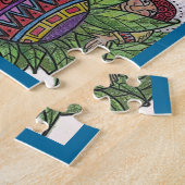 おつる客様のPysanka Ukrainian Easter Eggへ ジグソーパズル (側面)