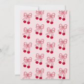 おてがるピンクリボン誕生日 招待状 (裏面)