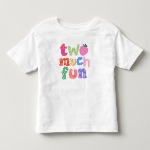 おてんばガール2歳の誕生日パーティーTシャツ トドラーTシャツ