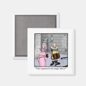 おとぎおもしろい話しユーモア冷凍機磁石 マグネット (正面/裏面)