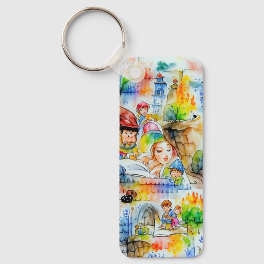おとぎお洒落らい物語イラストレーション キーホルダー (正面)
