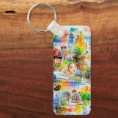 おとぎお洒落らい物語イラストレーション キーホルダー (正面)