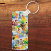 おとぎお洒落らい物語イラストレーション キーホルダー (裏面)