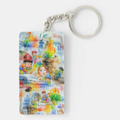 おとぎお洒落らい物語イラストレーション キーホルダー (裏面)