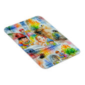 おとぎお洒落らい物語イラストレーション マグネット (右側)